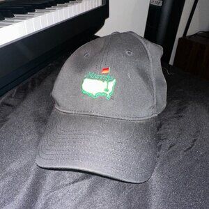 Masters American Needle Men's Black Embroidered Adjustable Strap Golf Hat